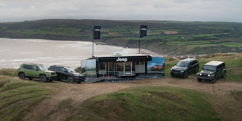 Jeep® feiert mit erstem Pop-up Händler 75 Jahre Geschichte 