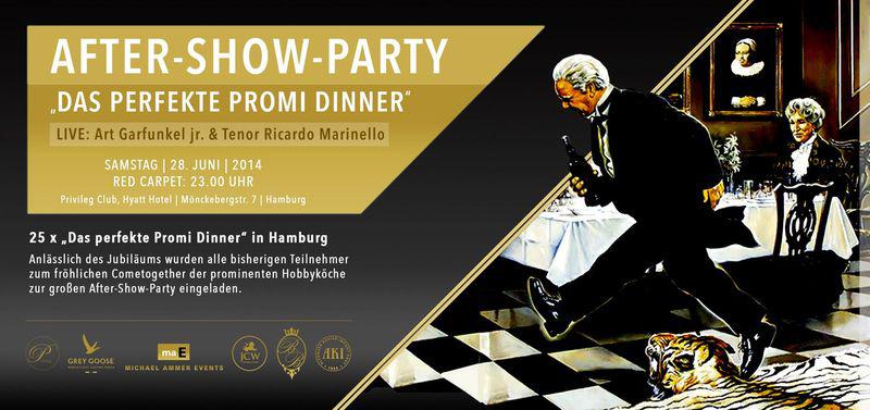 “Das perfekte Promi Dinner”: After-Show-Party in Hamburg