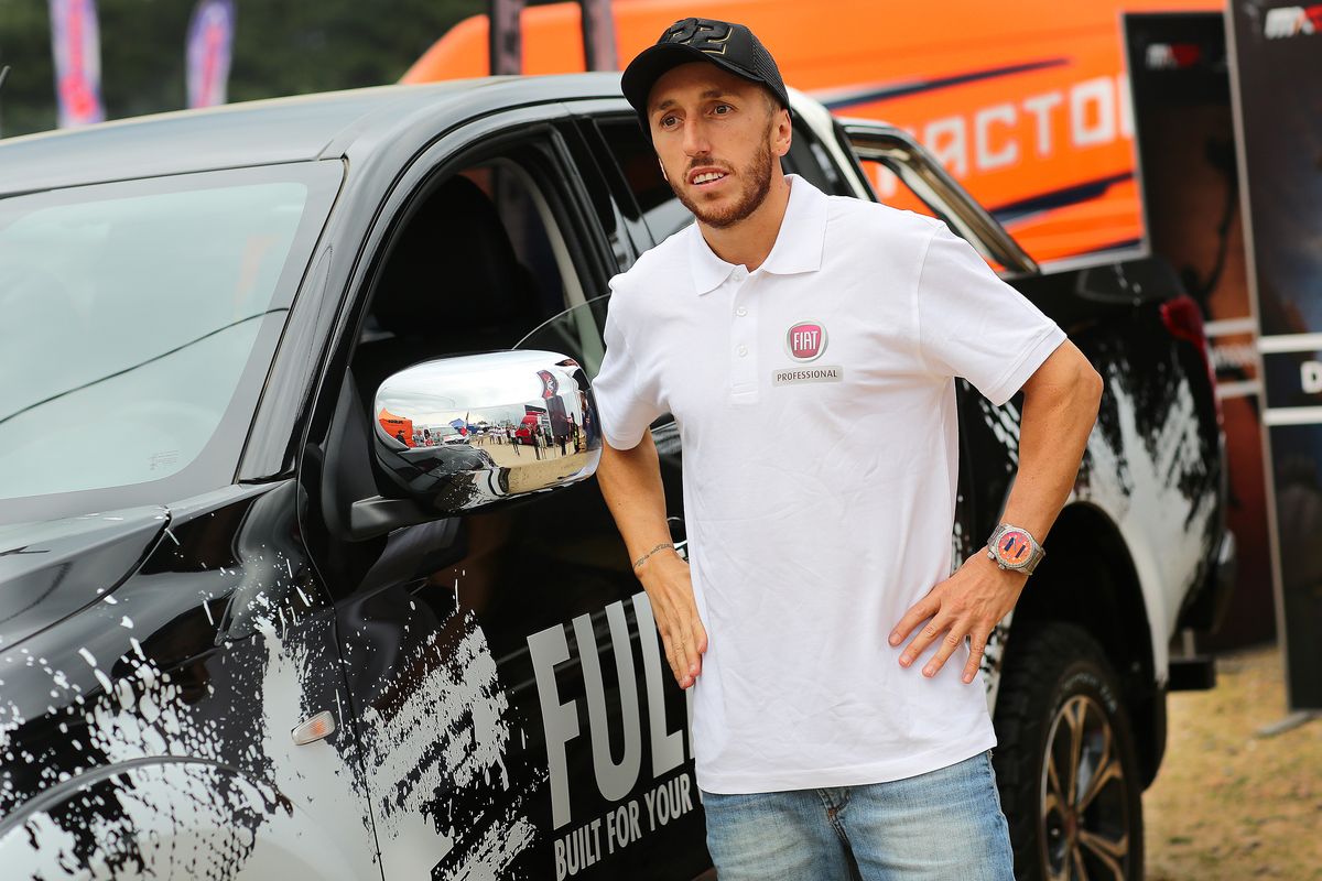 Antonio "Tony" Cairoli (8-facher Weltmeister) besucht den Fiat-Professional-Stand auf der IAA in Hannover