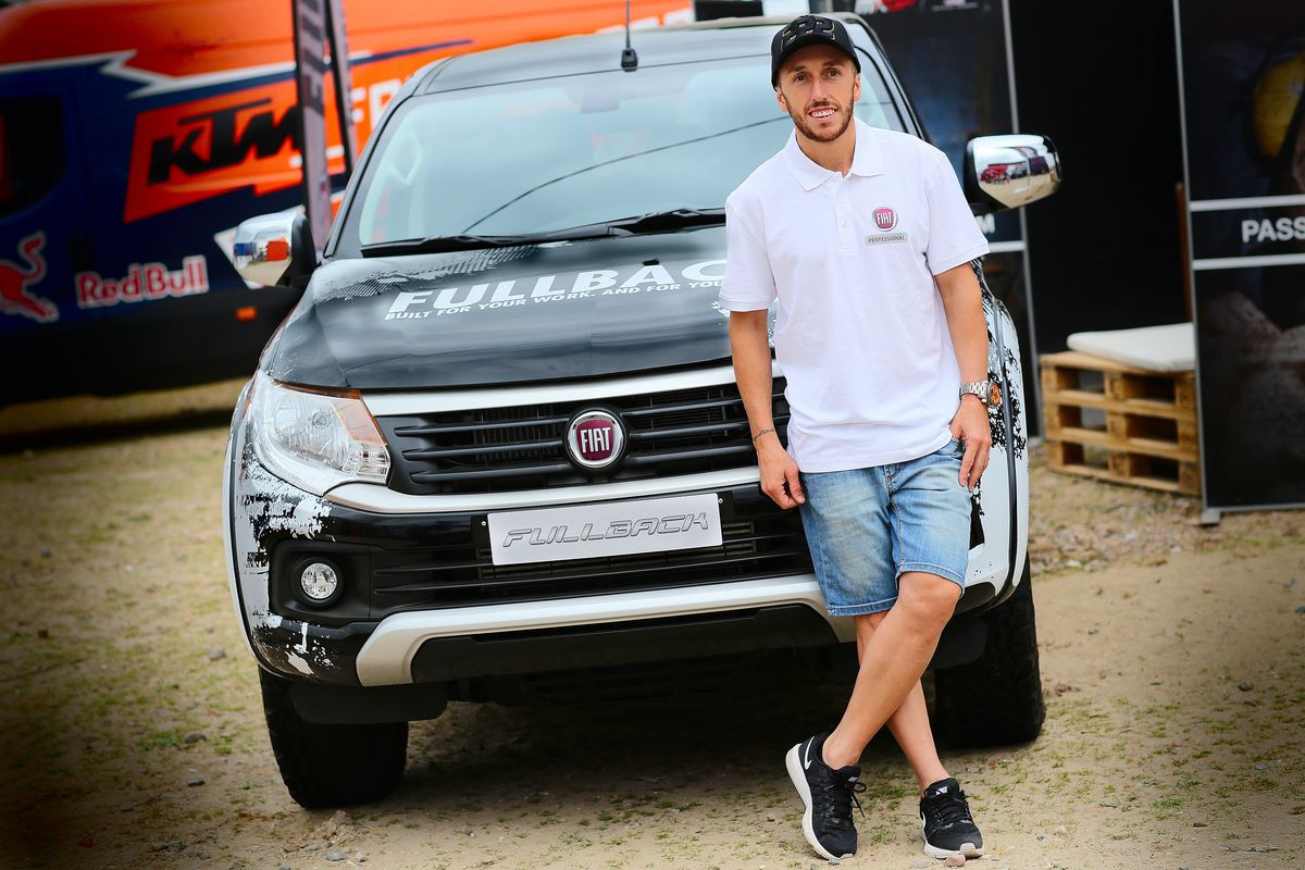Antonio "Tony" Cairoli (8-facher Weltmeister) besucht den Fiat-Professional-Stand auf der IAA in Hannover