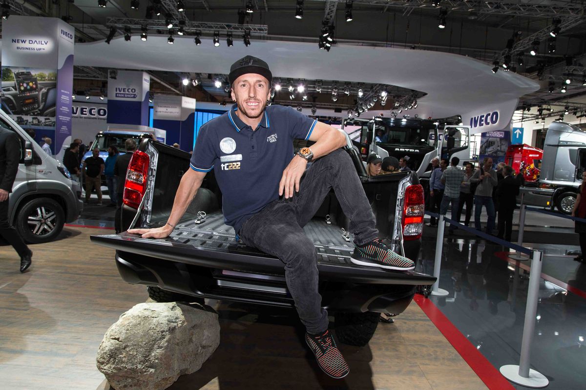 Antonio "Tony" Cairoli (8-facher Weltmeister) auf der IAA-Nutzfahrzeuge in Hannover