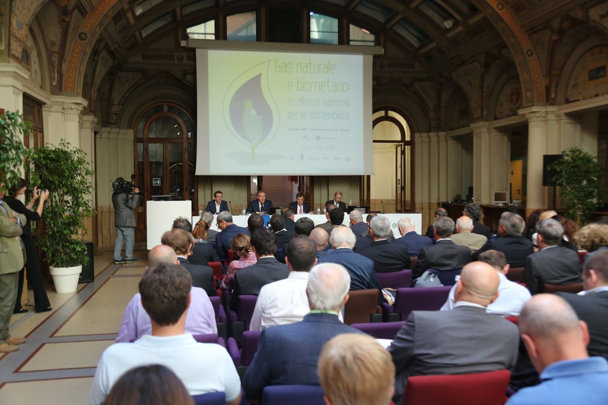 Erdgas und Biogas Konferenz in Bologna