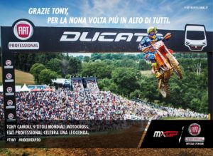 Fiat Professional Markenbotschafter Tony Cairoli ist zum neunten Mal Motocross-Weltmeister