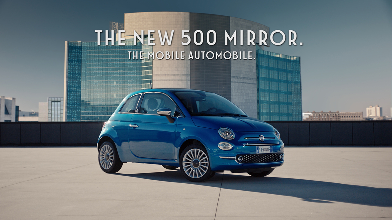 Neue Werbekampagne zu Mirror Sondermodellen von Fiat 500, Fiat 500X und Fiat 500L gestartet