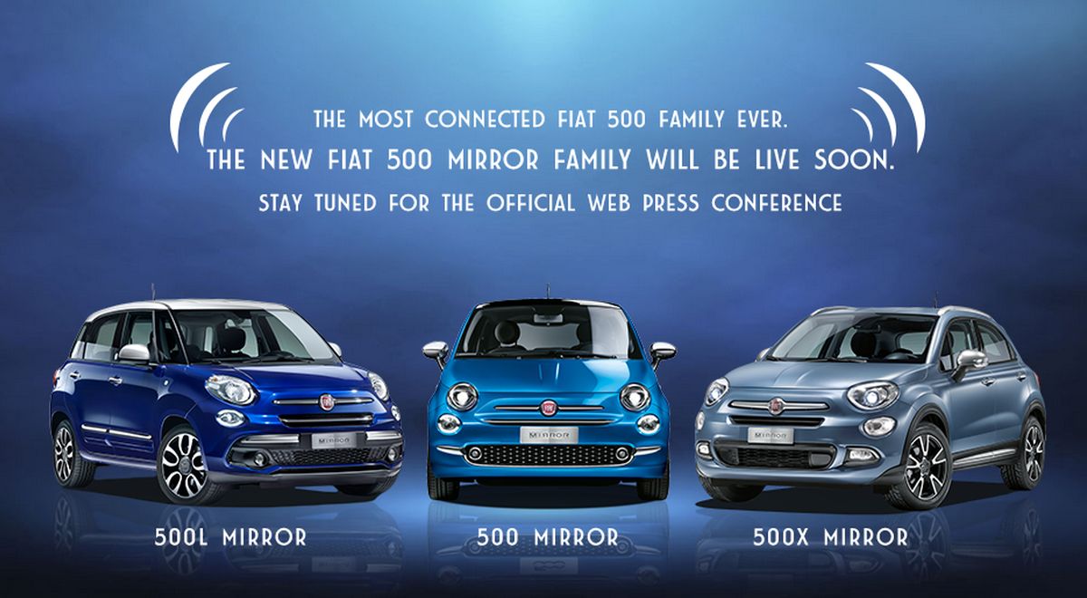 Jetzt im Stream: Web-Pressekonferenz zu Fiat 500 Mirror Sondermodellen