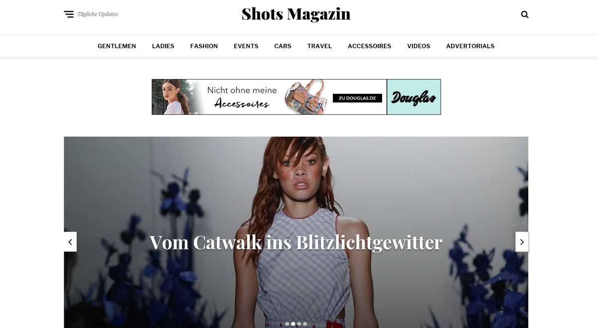 Relaunch für Shots: Blog frisch gestylt