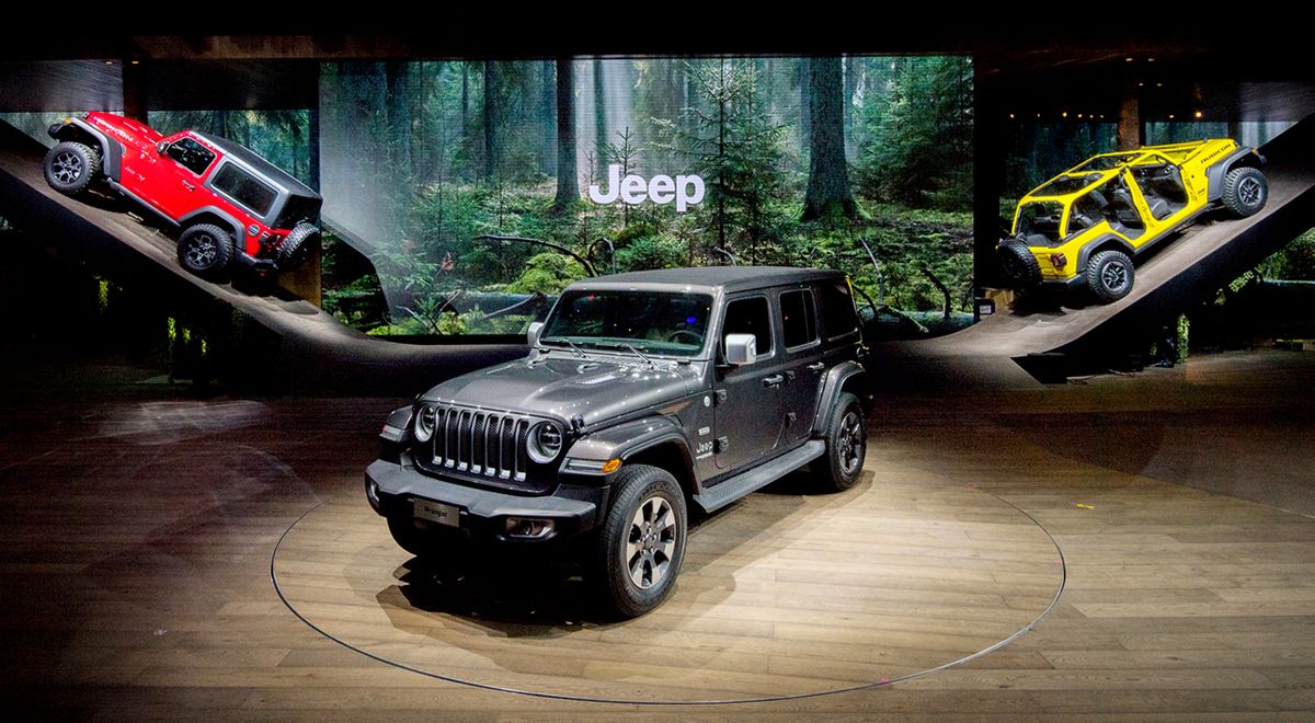 Jeep®-Stand auf dem Genfer Automobilsalon 2018 gewinnt „Creativity Award"