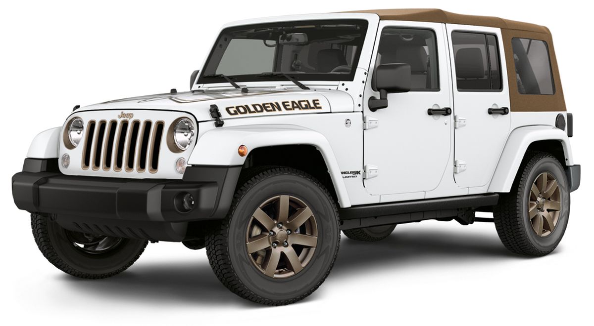 Neue Sonderedition ‚Golden Eagle' feiert ein ganzes Jahrzehnt Erfolg der dritten Generation des Jeep® Wrangler in Europa