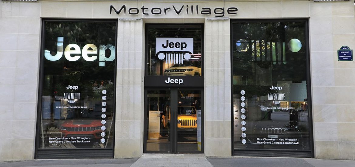 Jeep Adventure Ausstellung eröffnet im MotorVillage Champs-Elysées Paris