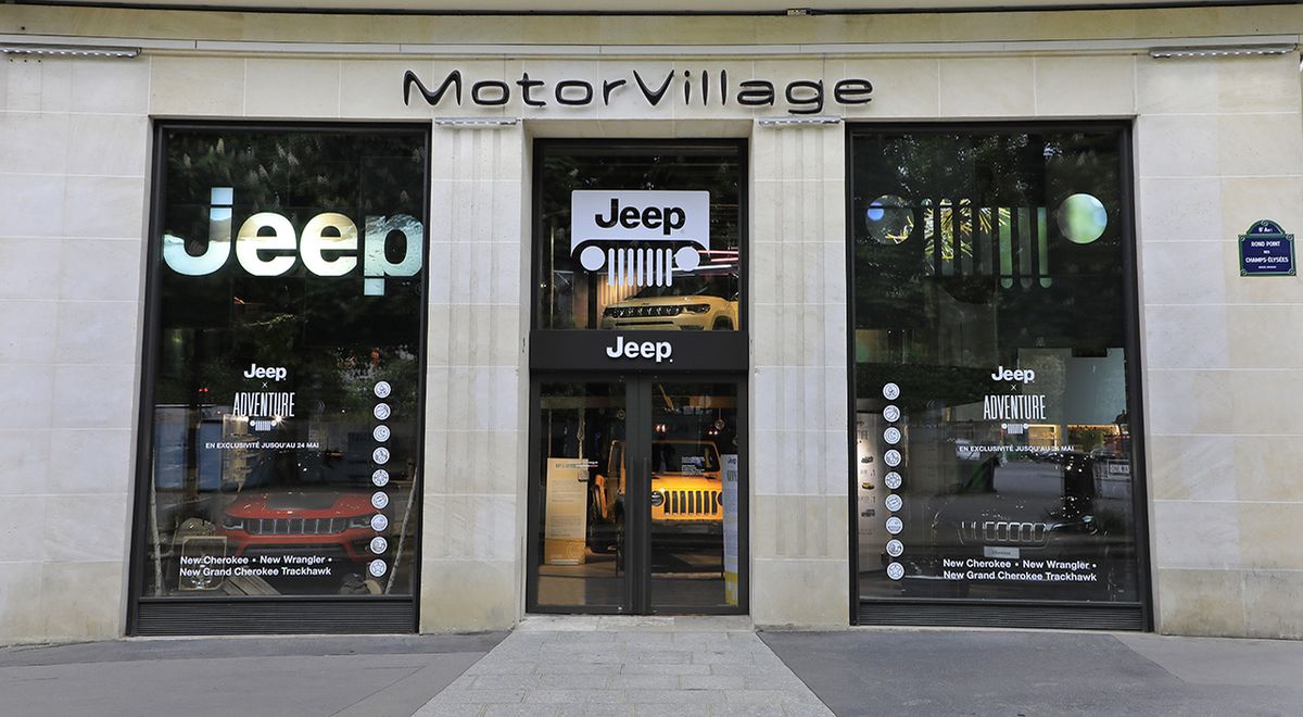 Jeep Adventure Ausstellung eröffnet im MotorVillage Champs-Elysées Paris