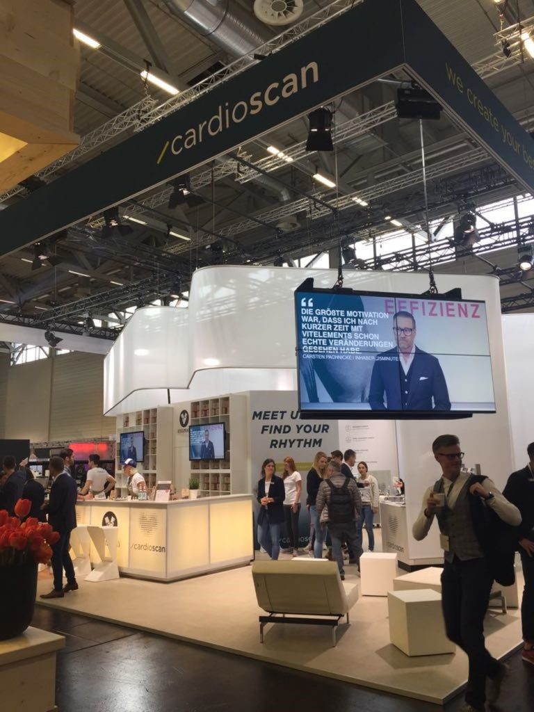 FIBO 2018: Impressionen vom cardioscan-Stand