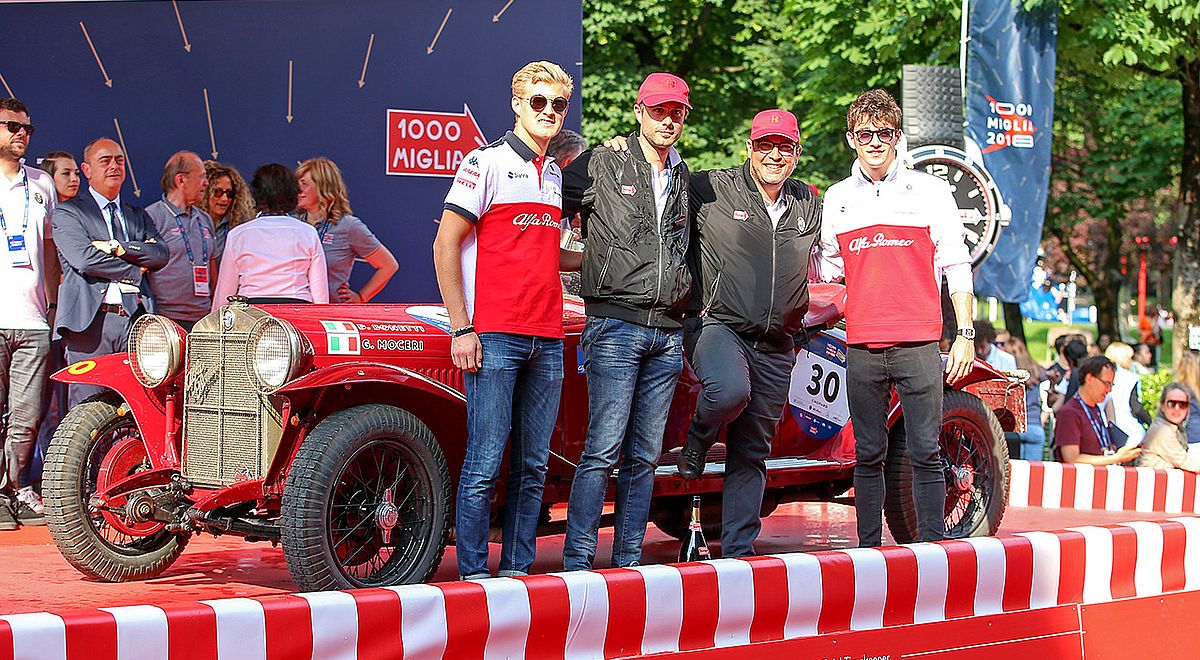 Dreifach-Sieg für Alfa Romeo bei Oldtimer-Rallye Mille Miglia