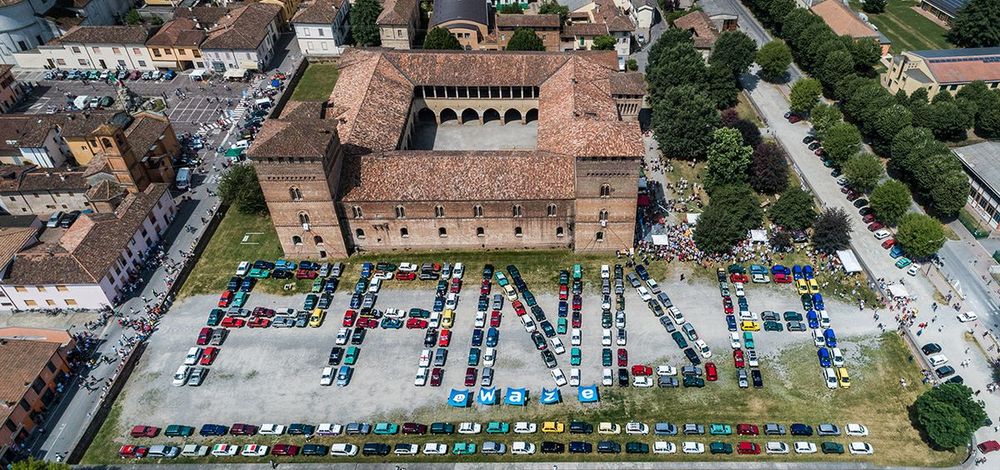 Fiat Panda Treffen in Pandino – begeisterter Empfang für neuen Fiat Panda Waze