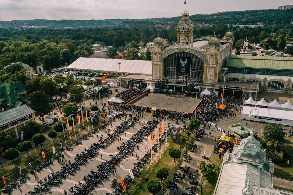 Harley-Davidson feierte in Prag ausgiebig Geburtstag