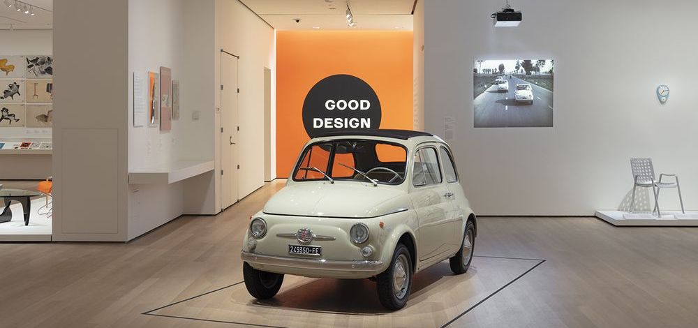 Fiat 500 steht im New Yorker Museum of Modern Art im Rampenlicht