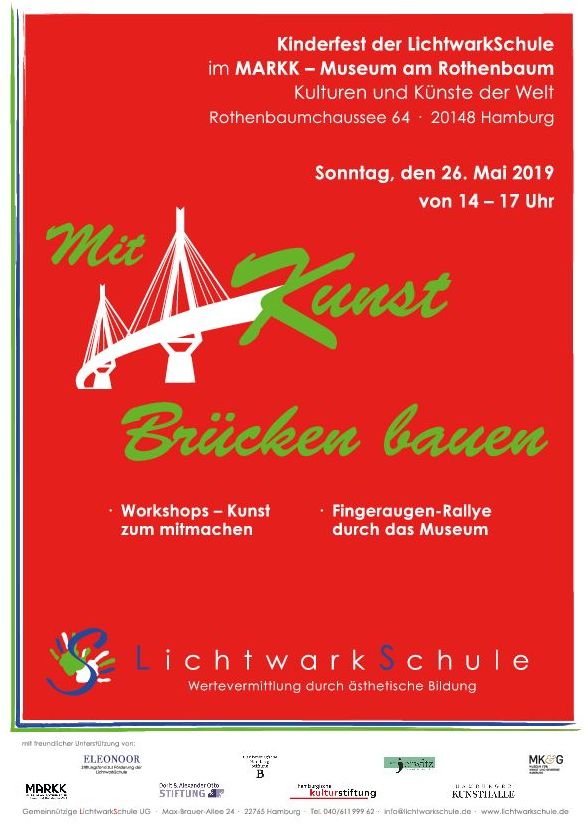 Terminhinweis: Kinderfest 2019 der LichtwarkSchule im MARKK–Museum am Rothenbaum