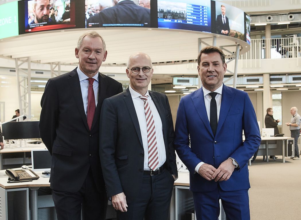 Neues Nachrichtenhaus von ARD-aktuell in Hamburg eingeweiht