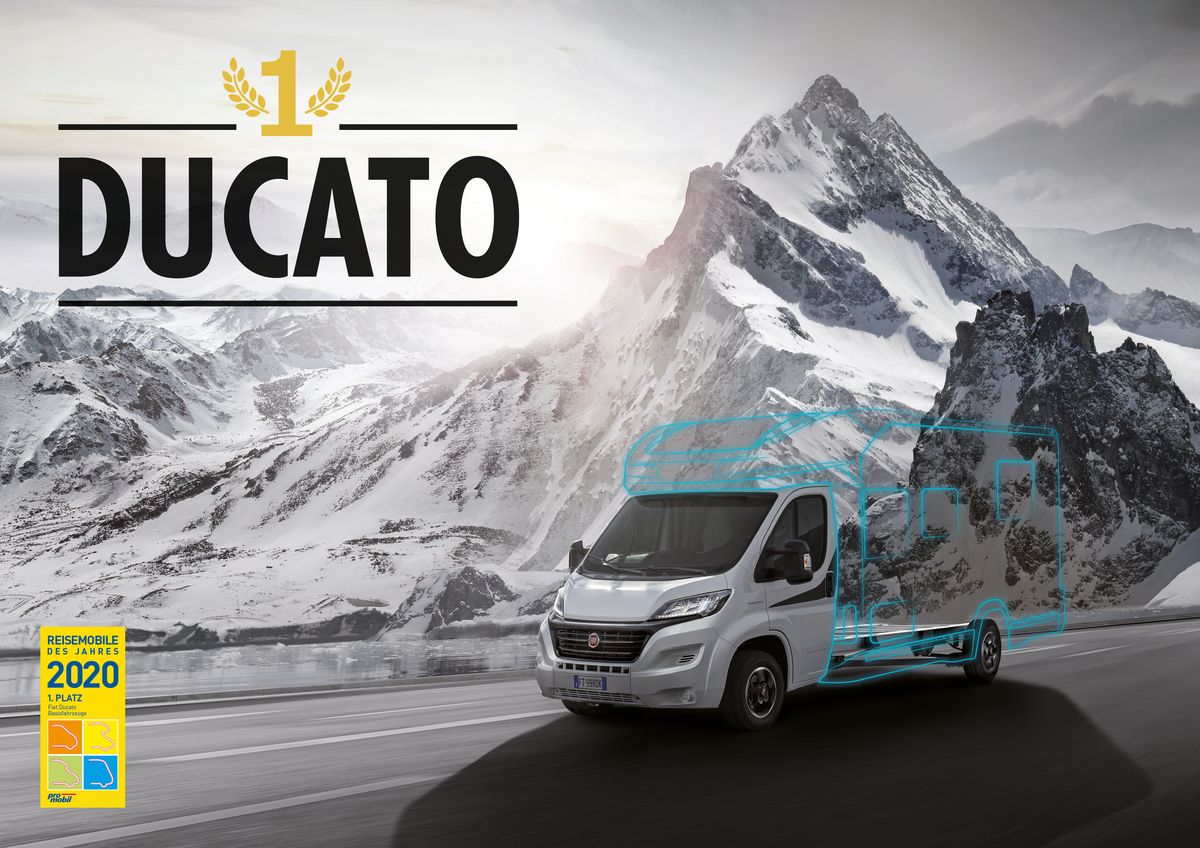 Leserwahl von „promobil“: Fiat Ducato zum „Reisemobil-Basisfahrzeug des Jahres 2020“ gewählt