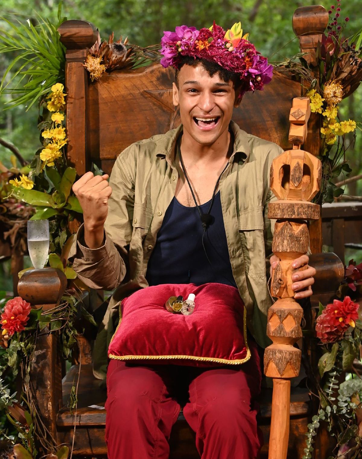 IBES: Prince Damien ist der Dschungelkönig 2020 <br> Foto: TVNOW / Stefan Menne 