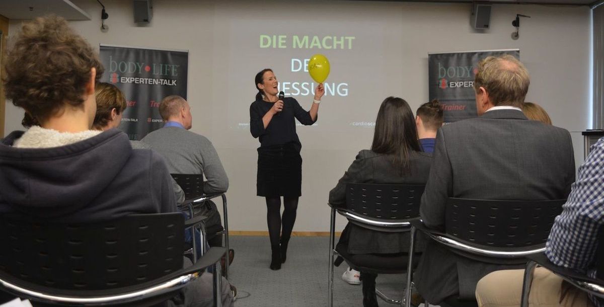 Mareen Becher von cardioscan beim bodyLIFE Expertenforum „Testing und Diagnostik“