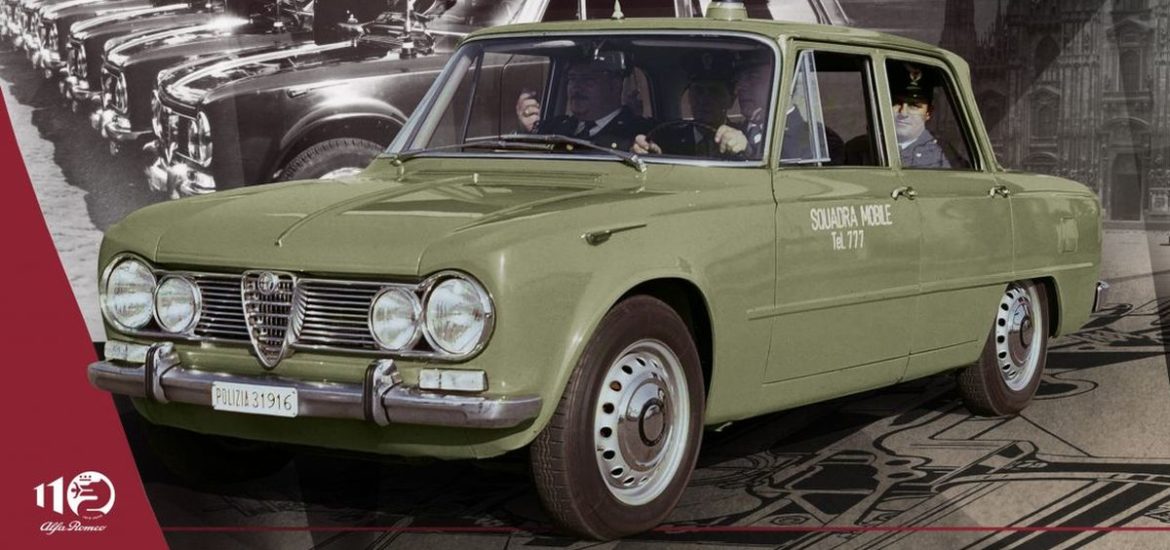 Fünfte Folge von „Storie Alfa Romeo“: Gazelle und Panther – die sportlichen Limousinen von Alfa Romeo im Polizeieinsatz
