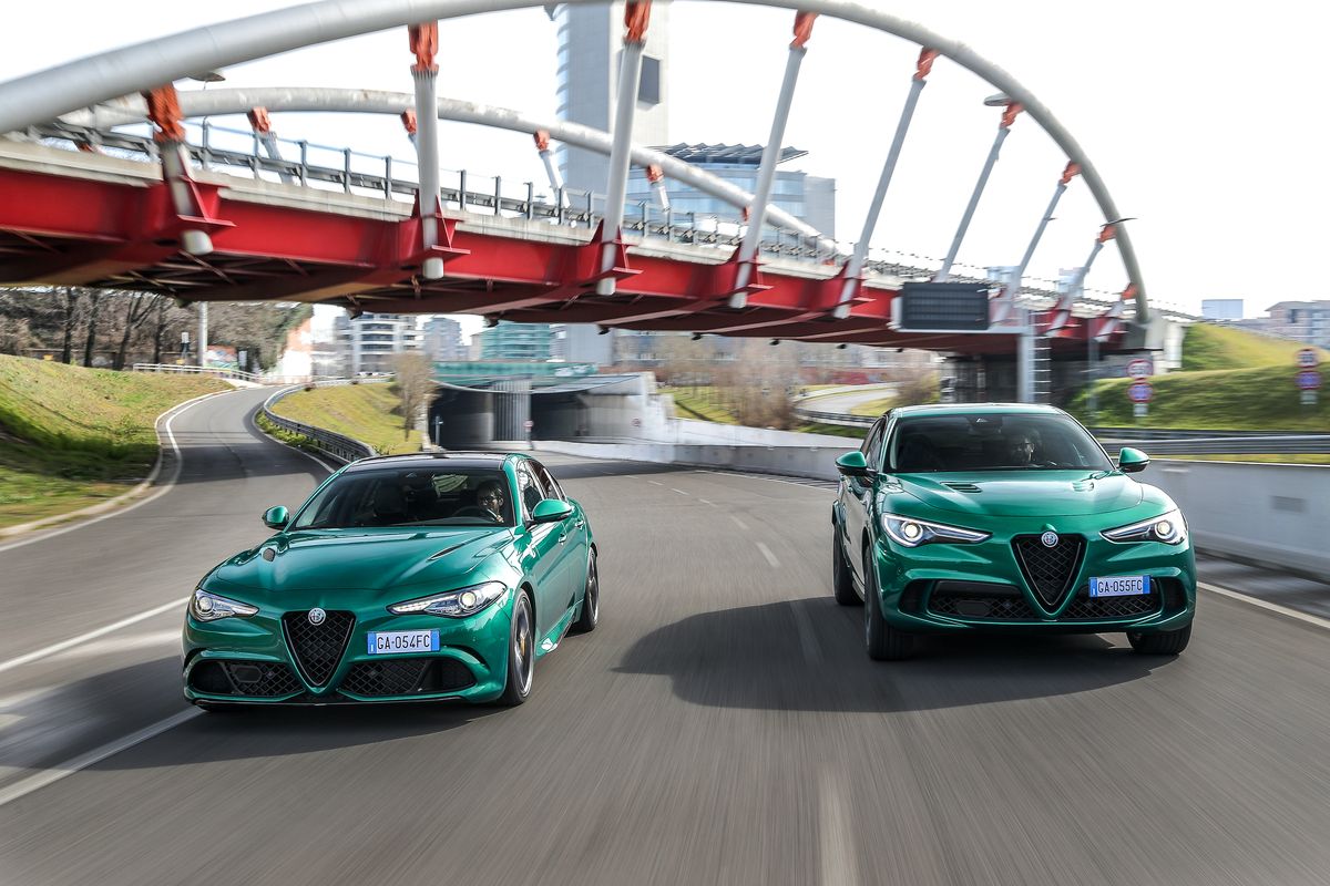 Alfa Romeo Giulia Quadrifoglio und Alfa Romeo Stelvio Quadrifoglio im neuen Modelljahr noch leistungsfähiger in allen Bereichen 