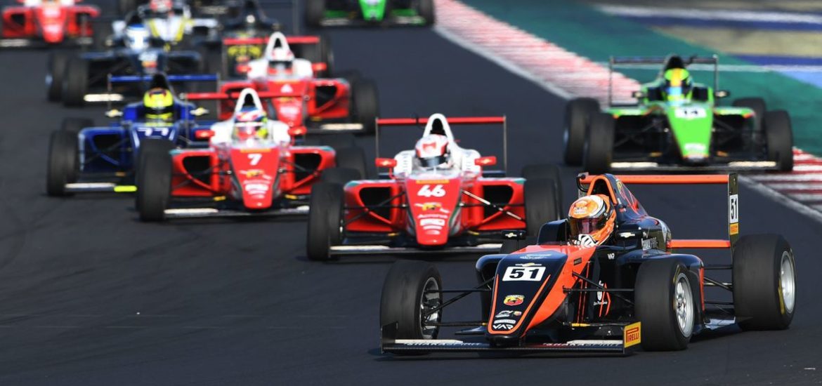 Fünf Sieger bei den sechs Formel-4-Rennen von Abarth in Deutschland und Italien