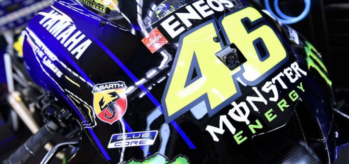 Abarth „on track“ mit Maverick Viñales und Valentino Rossi und ihren Yamaha YZR-M1 bei der MotoGP in Misano Adriatico