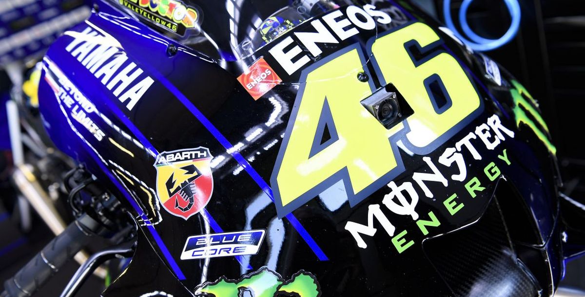 Abarth „on track“ mit Maverick Viñales und Valentino Rossi und ihren Yamaha YZR-M1 bei der MotoGP in Misano Adriatico