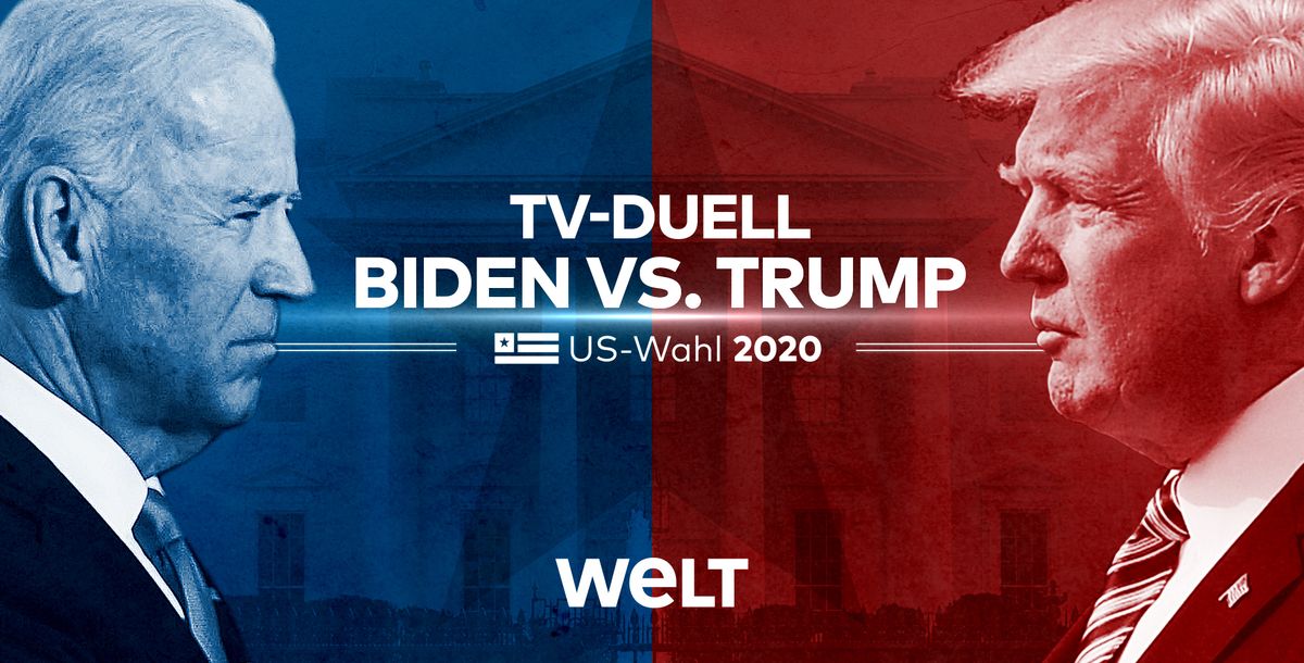 Finales TV-Duell: Trump vs. Biden in der Nacht auf Freitag live
