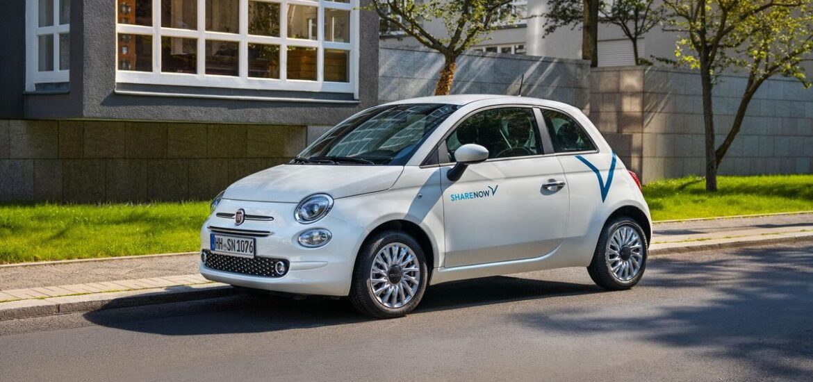 Carsharing-Anbieter SHARE NOW nimmt Fiat 500 in seine Flotte auf