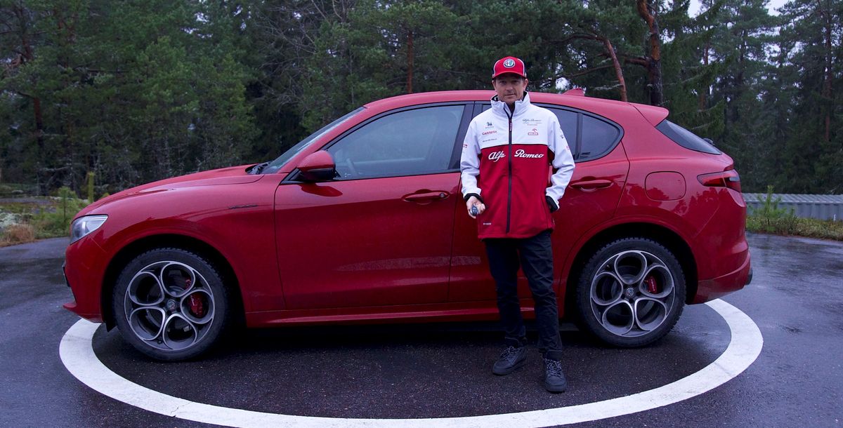 Formel-1-Pilot Kimi Räikkönen fährt privat Alfa Romeo Stelvio