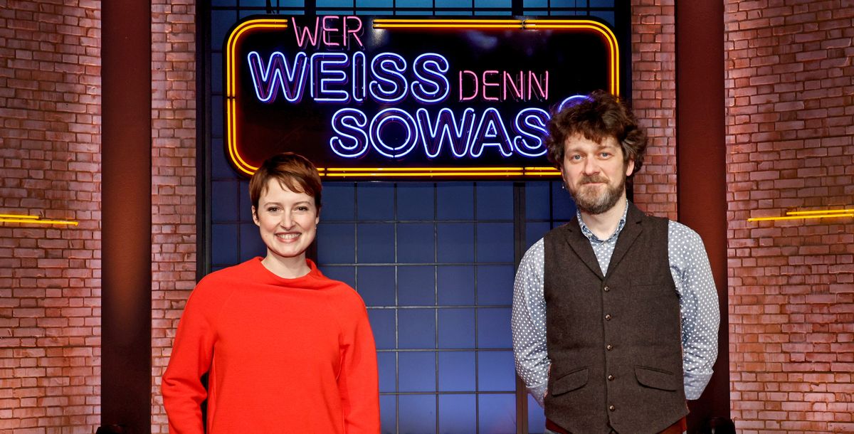 Wanda Perdelwitz und Sven Fricke bei "Wer weiß denn sowas?"