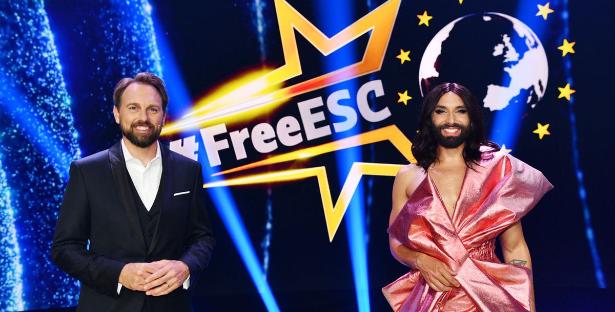 Conchita Wurst und Steven Gätjen moderieren den "Free European Song Contest"