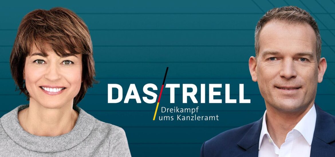 Der "Triell"-Abend zur Wahl 2021 im ZDF