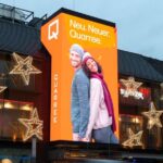 Hamburg: Die dreidimensionalen LED-Videowalls am Quarree Wandsbek