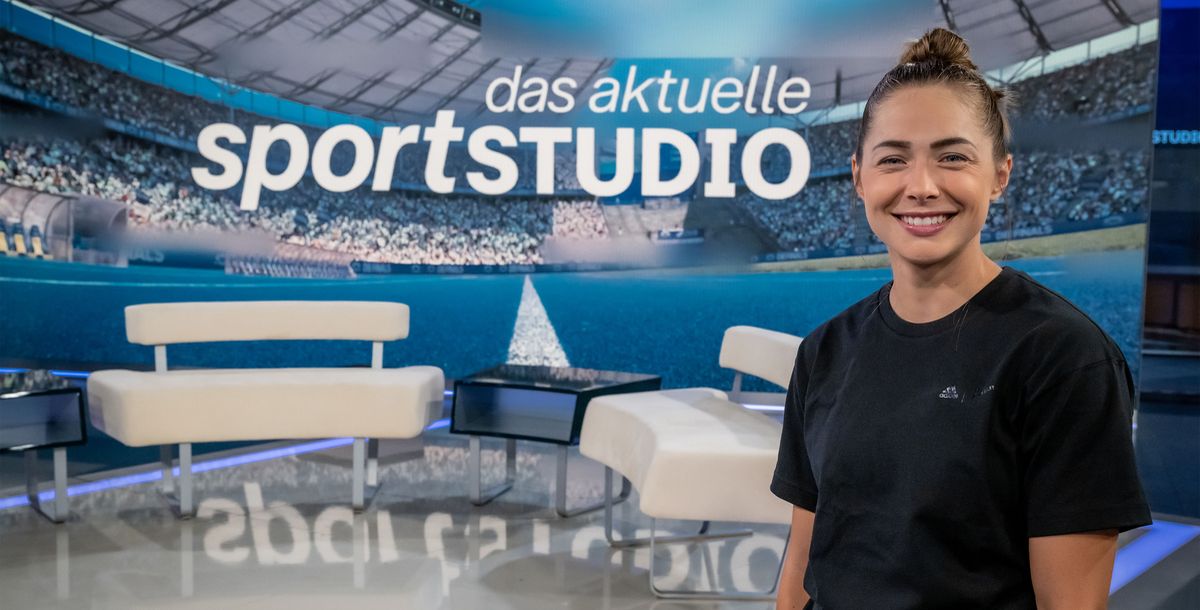 Gina Lückenkemper zu Gast im "Aktuellen Sportstudio"