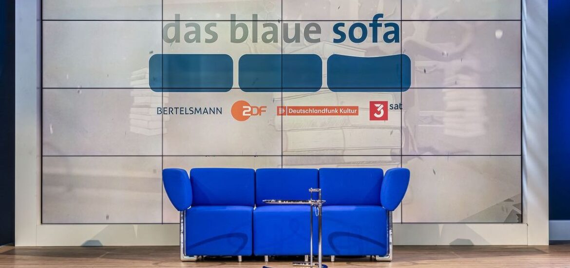 Buchmesse Frankfurt - das "Blaue Sofa" ist wieder da