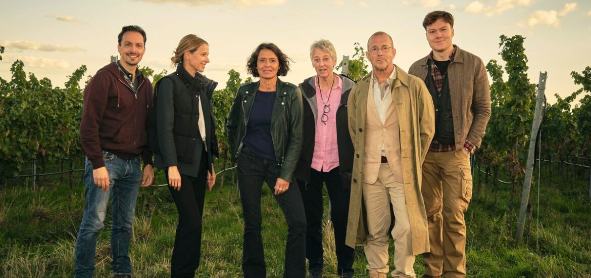 Die Dreharbeiten für "Tatort - Gold" mit Lena Odenthal und Johanna Stern