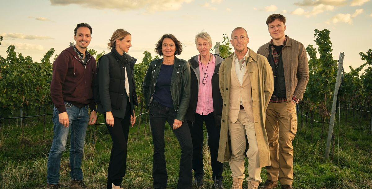 Die Dreharbeiten für "Tatort - Gold" mit Lena Odenthal und Johanna Stern