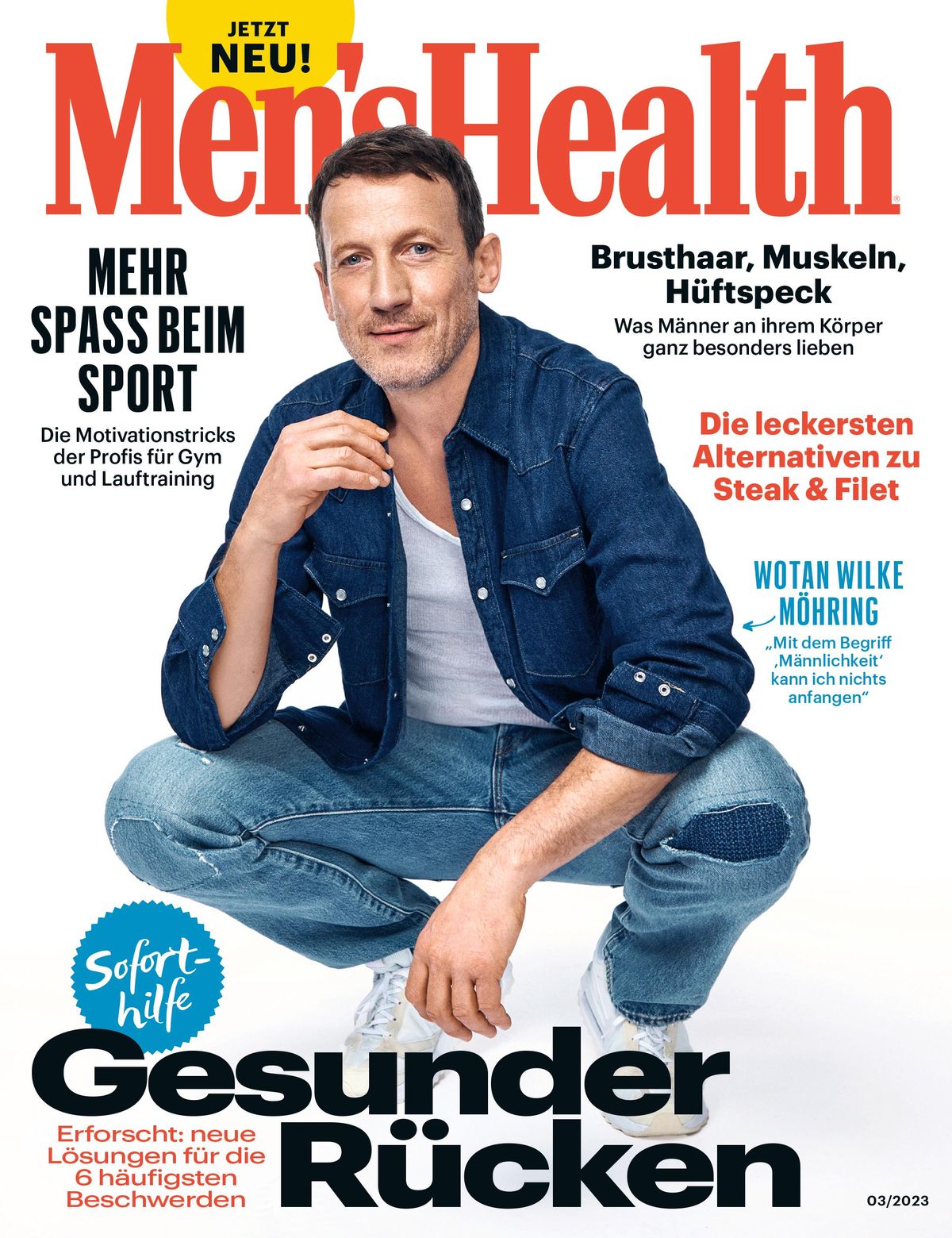 Foto: "Men's Health" mit Relaunch - keine Muckibuden-Cover mehr.