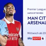 Manchester City vs. FC Arsenal am Mittwochabend live im TV