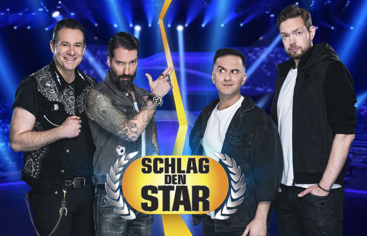 Foto: "Schlag den Star" - "The BossHoss" gegen zwei Comedians. 