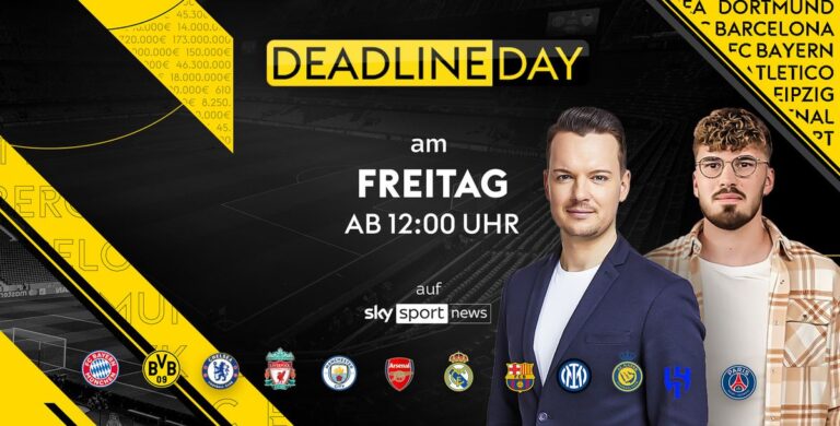 Der Transfer-Countdown live im TV: "Deadline Day - das Original"