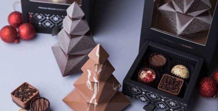 Weihnachtsgeschenke aus Schokolade