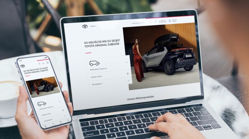 Der neue Online-Shop von Toyota