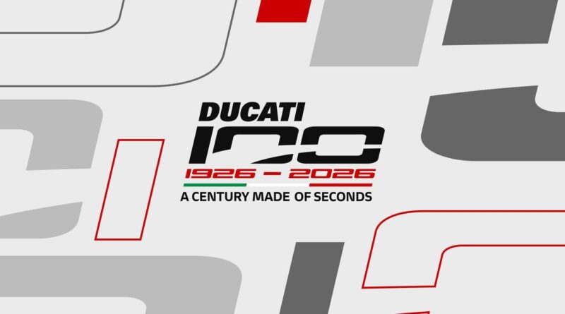Ducati - Jubiläumslogo zum 100-Jährigen
