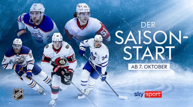Die NHL-Saison 2025/26 startet bei Sky Sport
