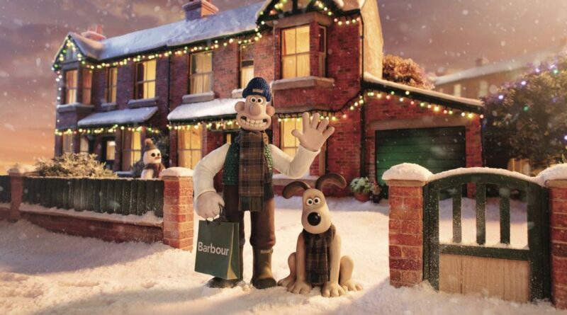 Barbour Weihnachtskampagne 2025 mit Wallace & Gromit