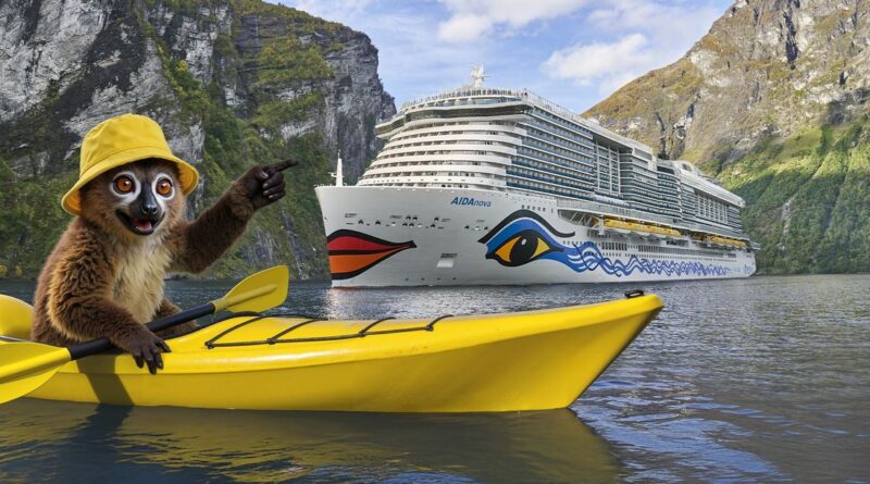 Aida Cruises - Rotbauchmaki Matti wird Gesicht der Sommerkampagne